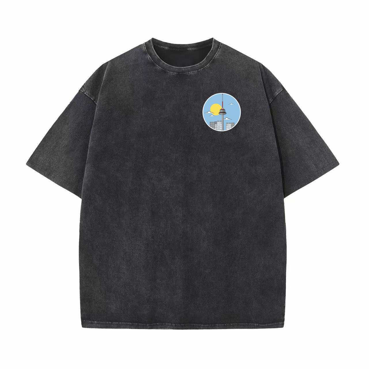 Vilnius TV Tower T-Shirt (Oversized - Unisex)