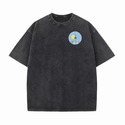 Vilnius TV Tower T-Shirt (Oversized - Unisex)